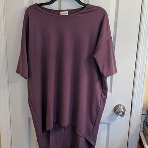 Like new Small Lularoe Irma solid purple